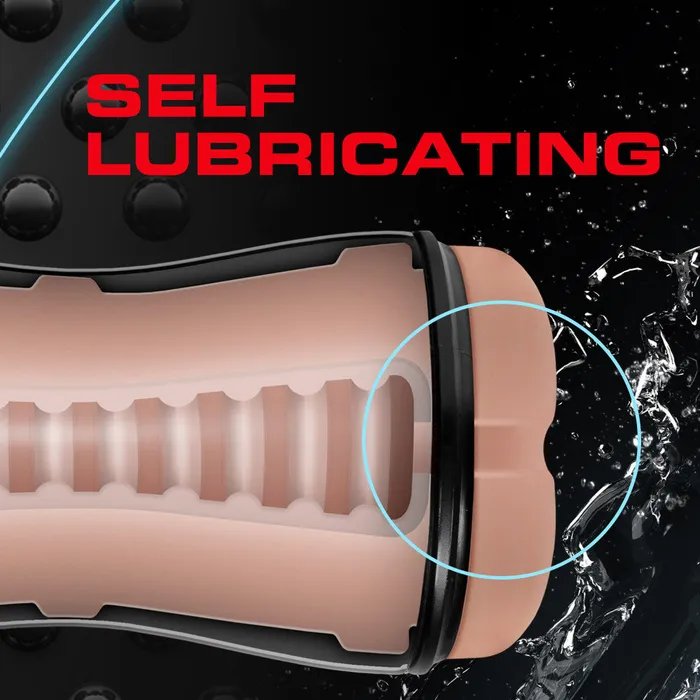 Blush Male Sex Toys Coverboy By Blush Bad Boy Next Door Self Lubricating Realistic Beige Masturbator Stroker