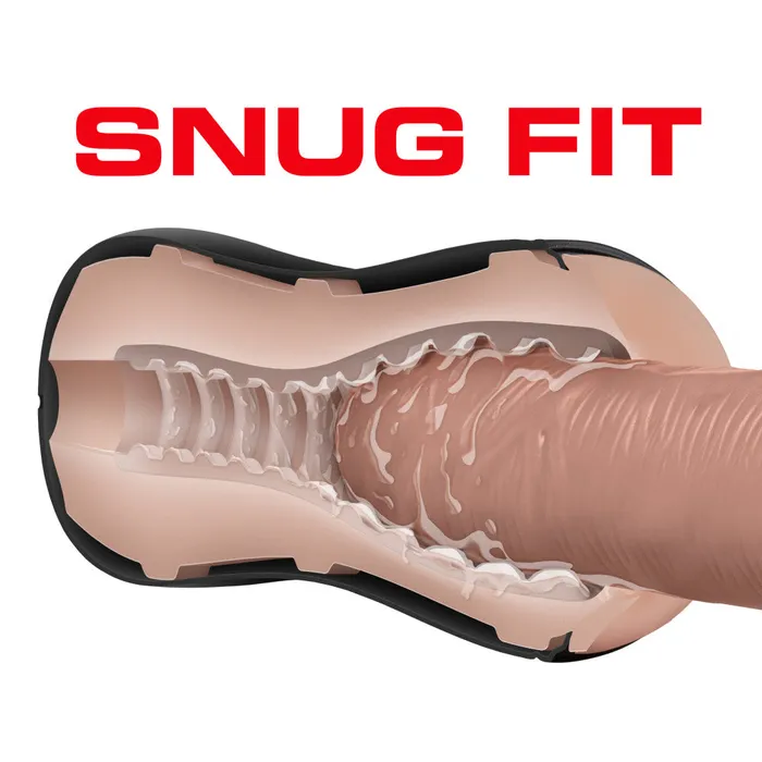 Blush Male Sex Toys Coverboy By Blush Bad Boy Next Door Self Lubricating Realistic Beige Masturbator Stroker