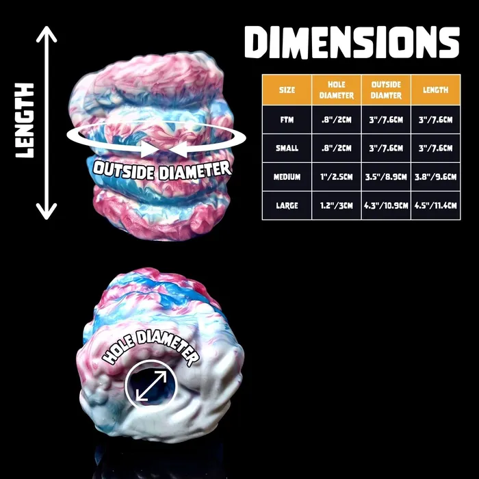 Male Sex Toys Kreature Adult Toys Dragons Fist Stroker Marble Color