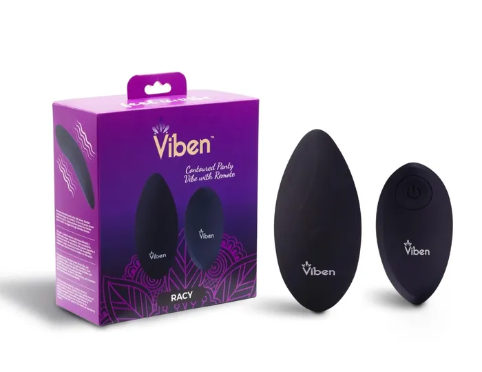 Viben Female Sex Toys Racy Remote Control 10 Function Panty Vibe Black Vibe Viben Female Sex Toys Racy Remote Control 10 Function Panty Vibe Black Vibe