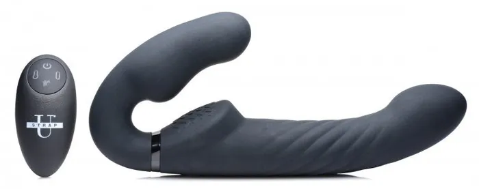 Female Sex Toys Xandebay Strap U 10x Swirl Ergofit Strapless Strapon Black