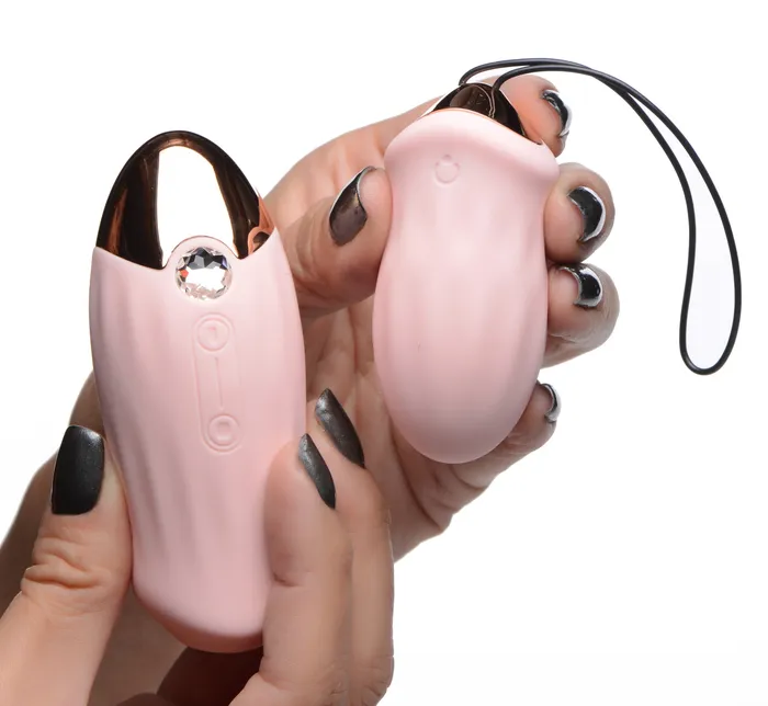 Female Sex Toys XR Brands Shegasm Tandem Teaser Clitoral Stimulator With Bonus Egg Vibe