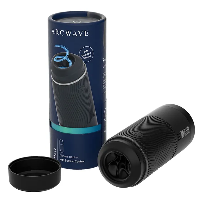Arcwave Male Sex Toys Arcwave Pow Silicone DualEntry Suction Control Masturbator