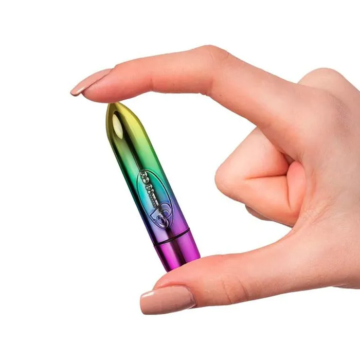 Rocks Off 7 Speed RO80 Rainbow Bullet Vibrator ROCKS OFF Female Sex Toys